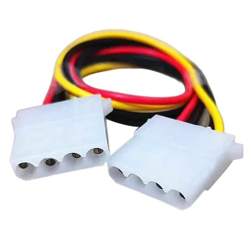 IDE 4-Pin Molex Power Extension Cable | PC Hard Drive Adapter Power Cable Adapter HIP