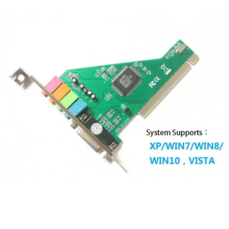 4.1 Channel PCI Sound Card CMI8738 – Internal Audio Adapter PC Internal PCI Sound Card HIP