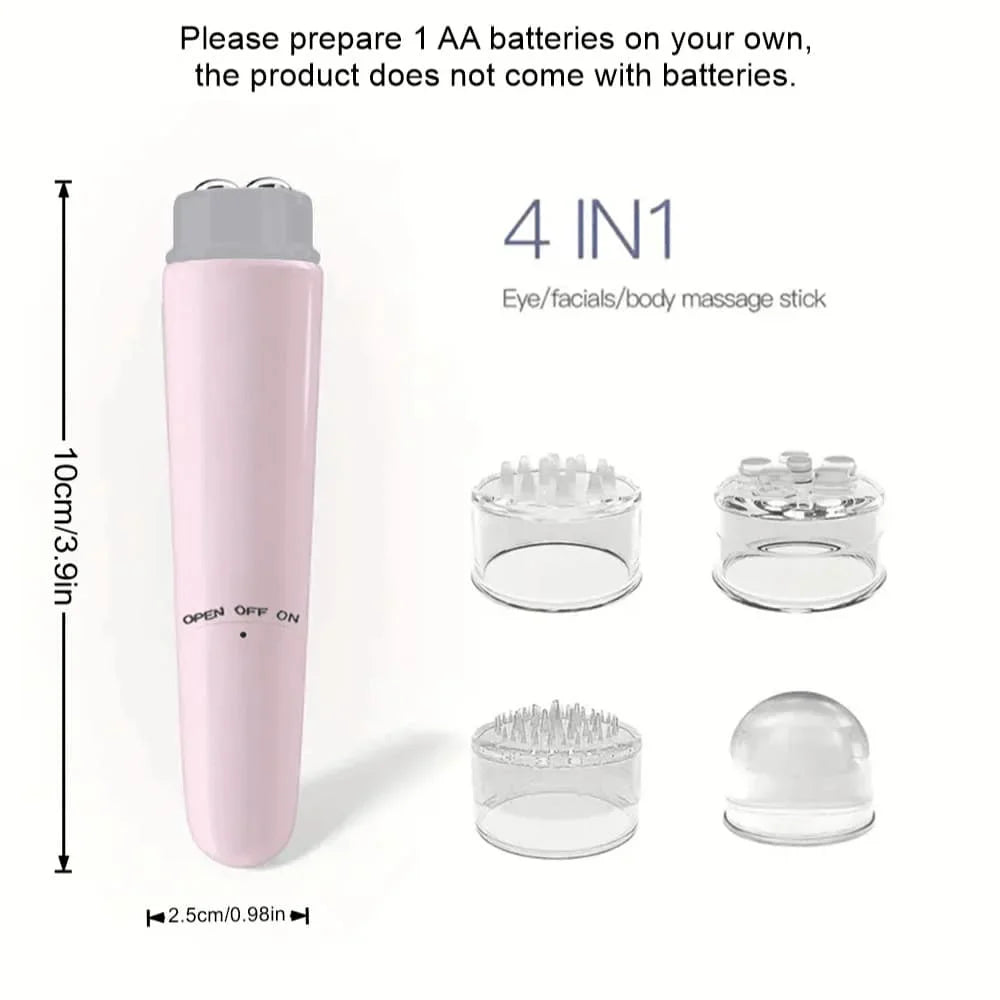 4-in-1 Mini Electric Eye & Facial Vibrating Massager Facial Massager Device HIP