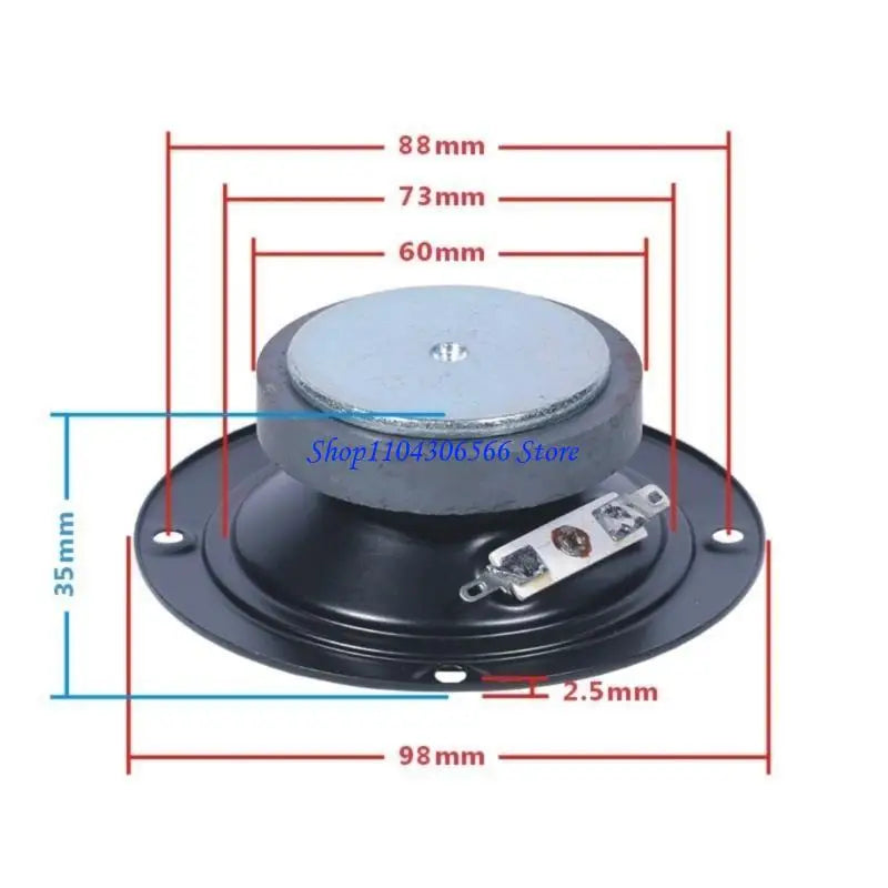 3-Inch HiFi Tweeter Speaker 4Ω 30W – KTV & Home Audio Tweeter Speaker HIP
