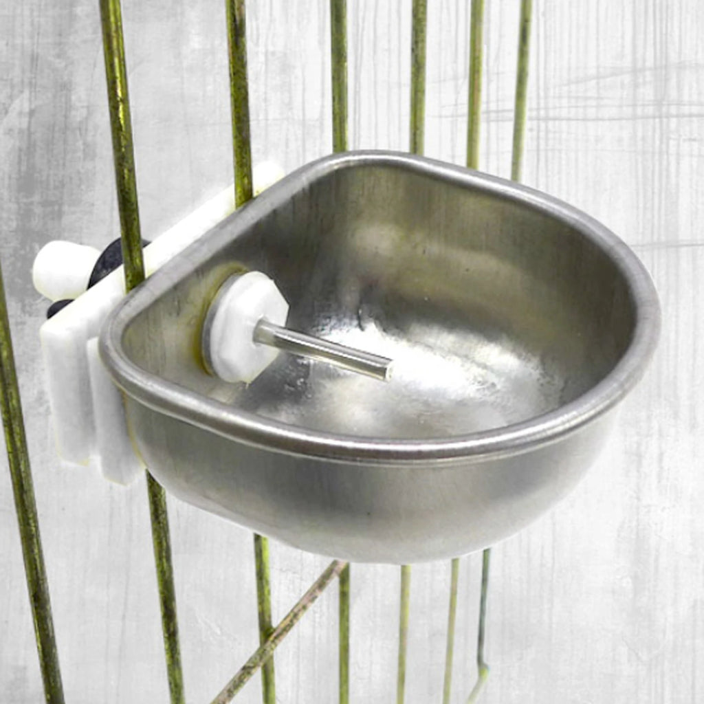 10pcs Rabbit Breeding Equipment Anti scratch Stainless Steel Nipple Drinking Water Bowl Rabbit Breeding Equipment Rabbit Drinker HIP Default Title
