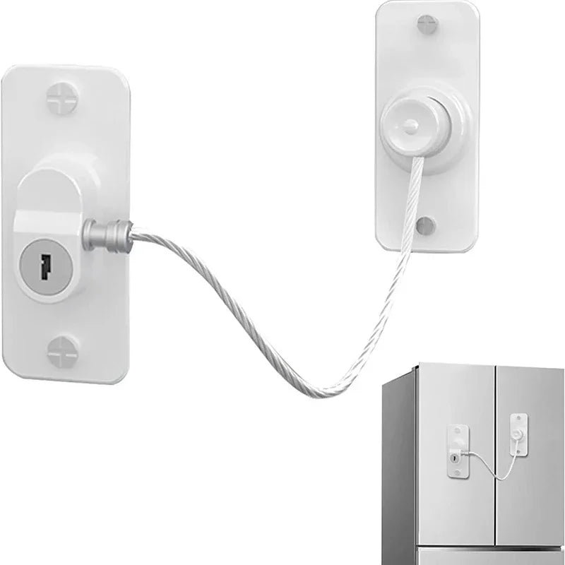 Baby Safety Lock for Cabinet, Fridge & Window | Steel Cable Baby Safety Lock HIP