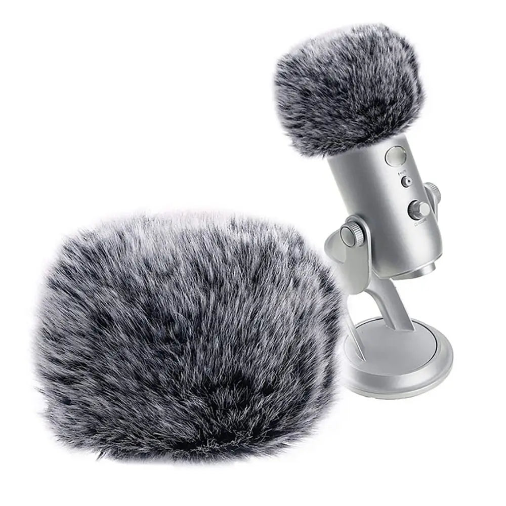 Blue Yeti Fur Windscreen Wind Muff Microphone Cover Microphone Windscreen HIP green