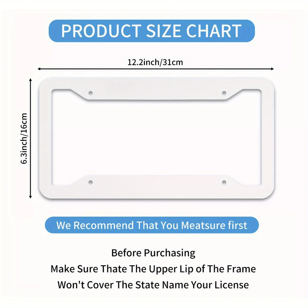 Eagle Banner Independence Day License Plate Frame | Universal Fit License Plate Frame HIP