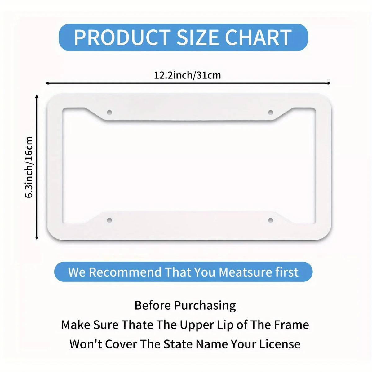 Eagle Banner Independence Day License Plate Frame | Universal Fit License Plate Frame HIP