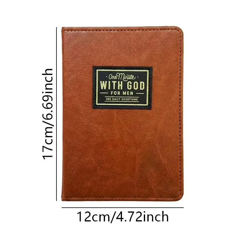 365 Days Daily Prayer Journal – Leather Devotional Notebook Devotional Journal HIP Brown