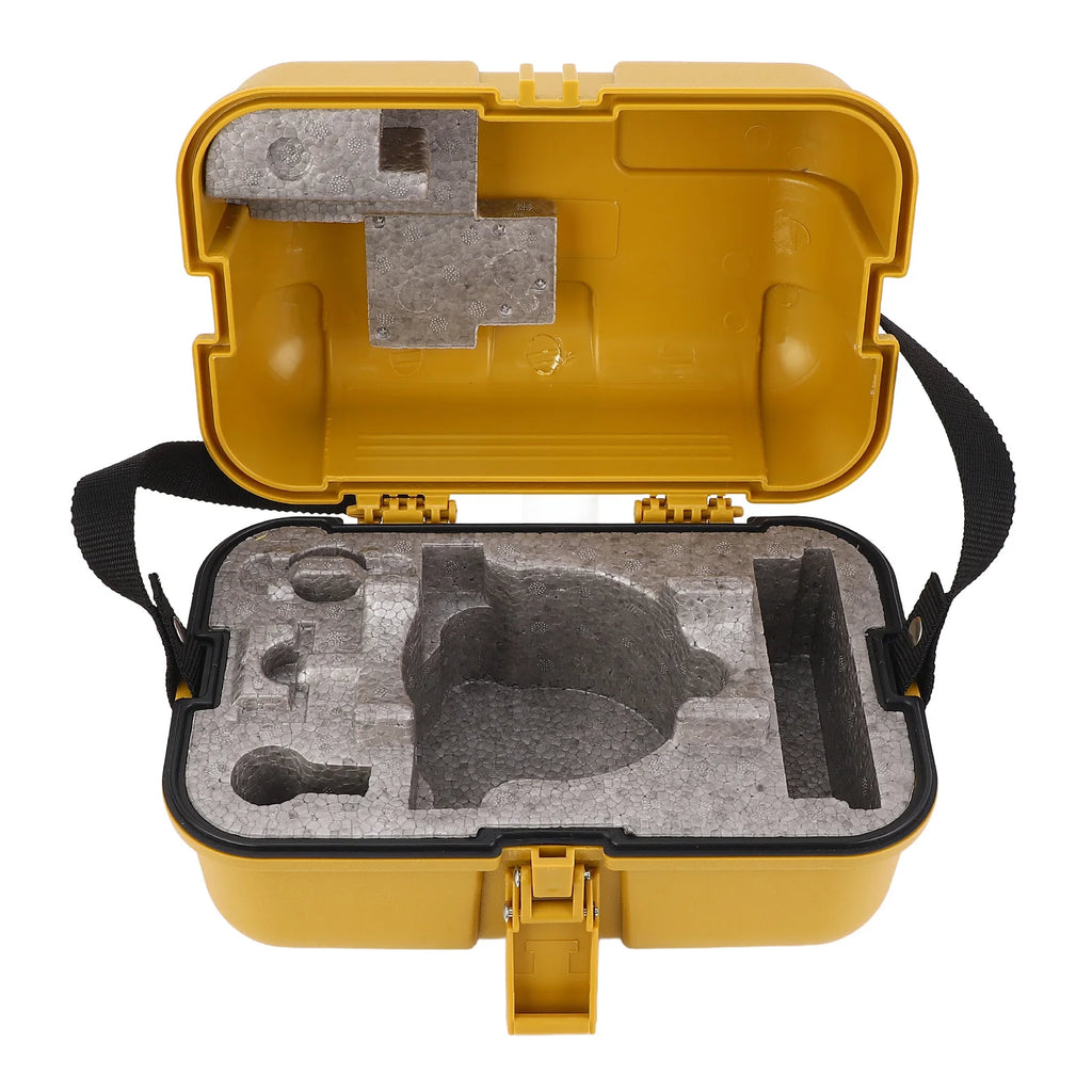 Surveying Level Case Leveling Instrument Case Single Lock Plastic Total Station Level Storage Box for Surveying Equipment Yellow HIP AL01