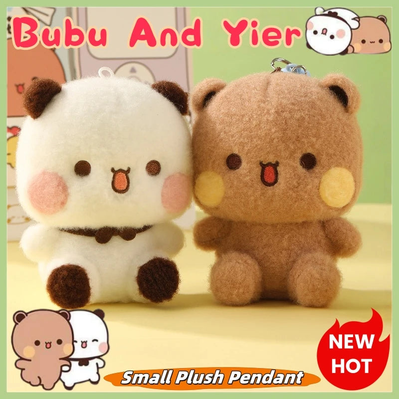 Bubu & Yier Panda Plush Pendant – Keychain & Backpack Charm Plush Pendant Charm HIP