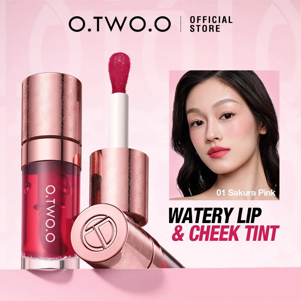 O.TWO.O Waterproof Lip & Cheek Tint – Multi-Use Blush Gloss Lip & Cheek Tint HIP