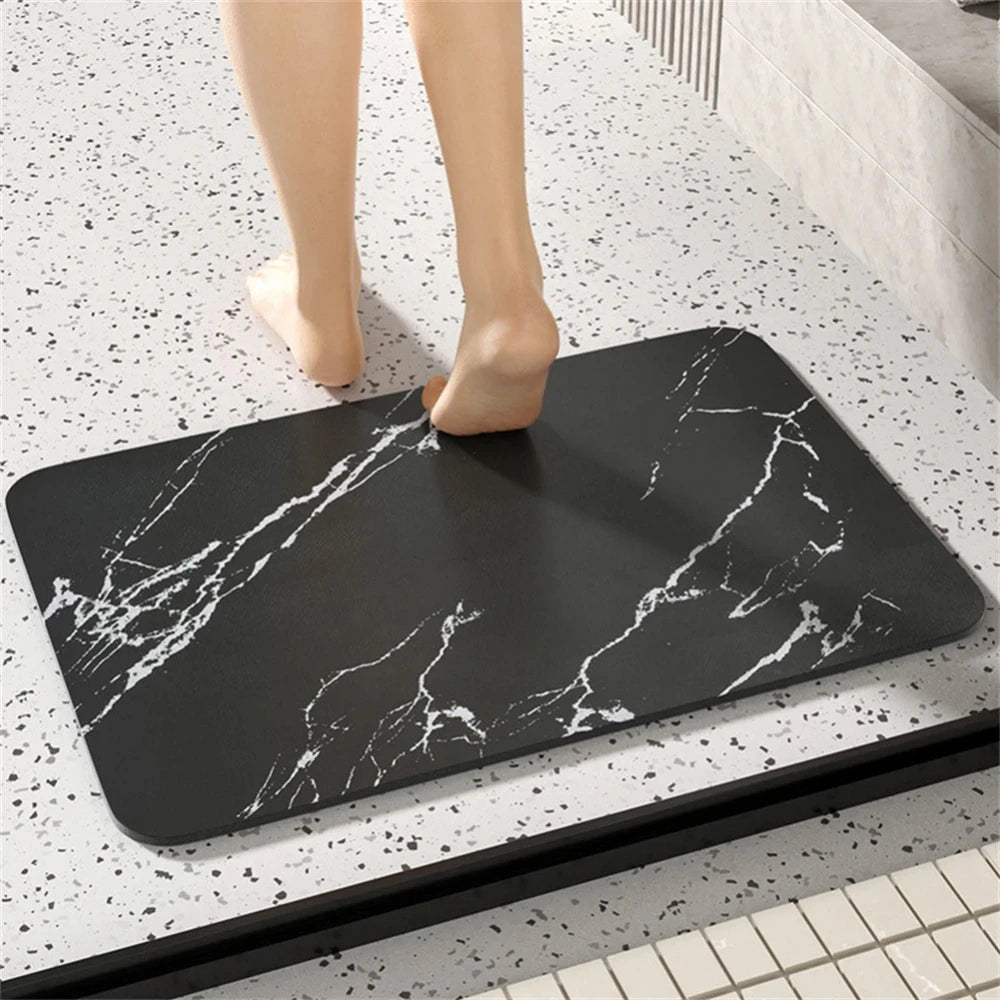 Diatomite Bath Mat – Non-Slip Quick Dry Shower Rug Diatomite Bath Mat HIP