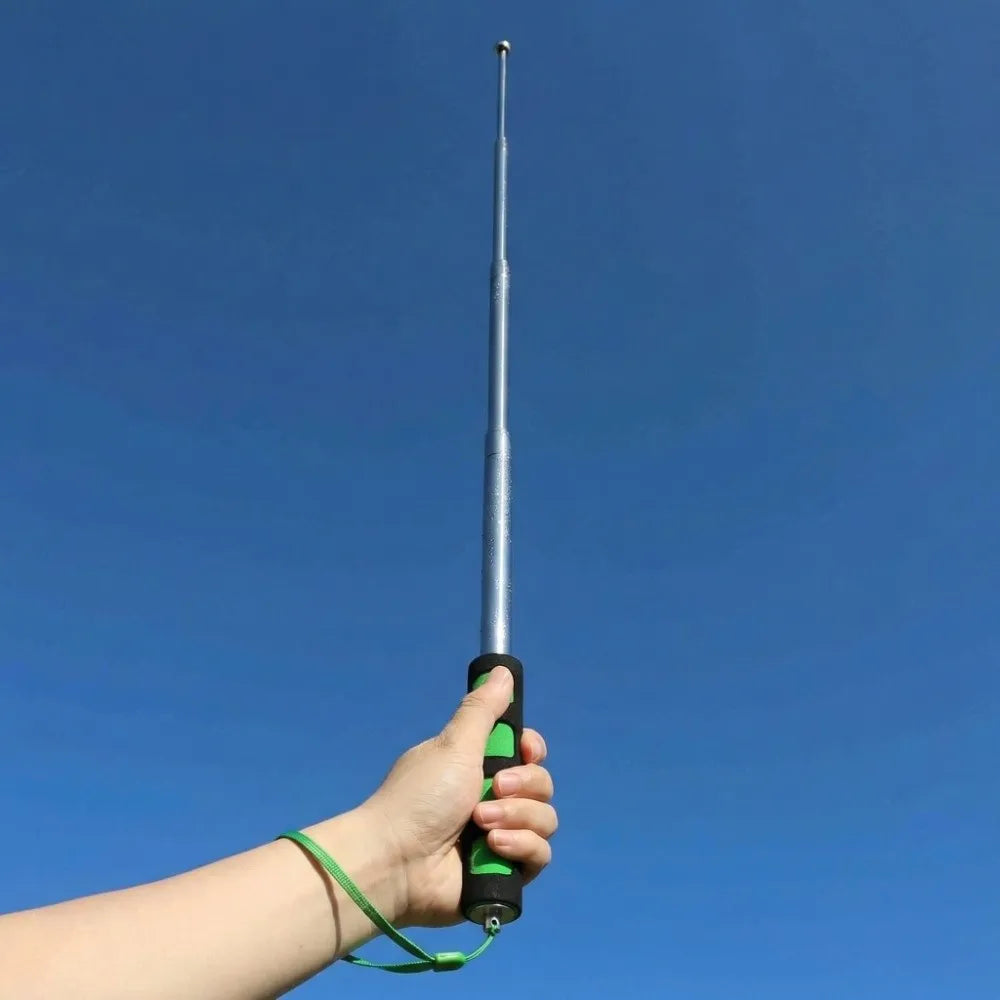 2m Telescopic Flag Pole – Stainless Steel Tour Guide Stick Telescopic Guide Pole HIP