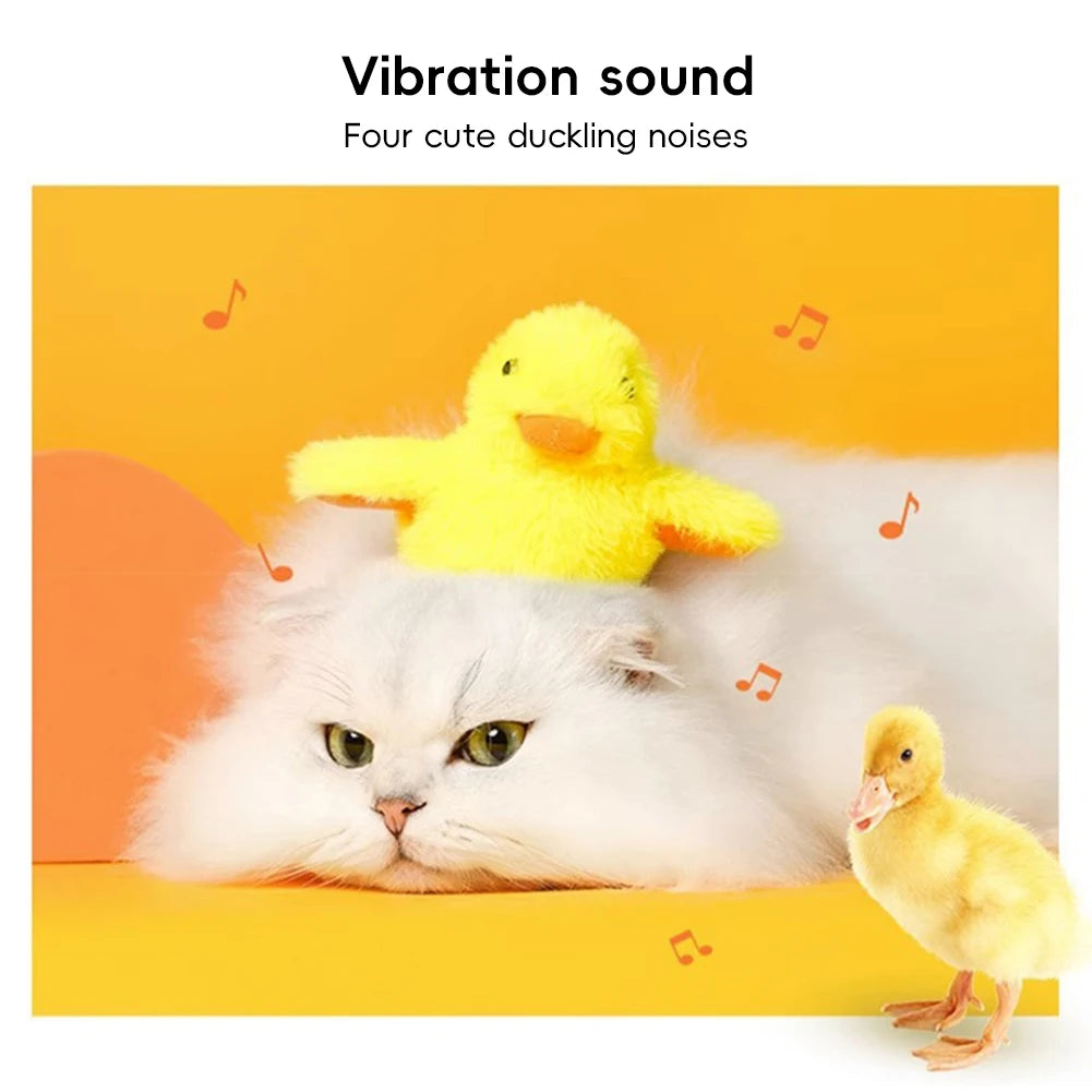 Interactive Cat Toys Flapping Duck Cat Toy Flapping Wings Duck Catnip Toys Vivid Squeak Simulation Bird Interactive Cat Toy HIP
