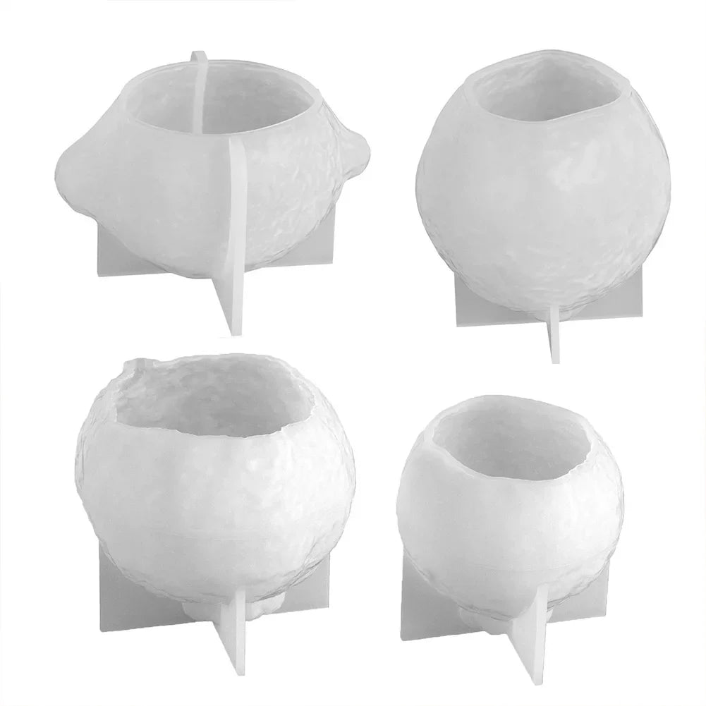 Creative Fruit Shape Resin Mold 3D Simulation Lemon Orange Fruit Silicone Mold DIY Home Ornament Aromatherapy Candle Making Mold HIP