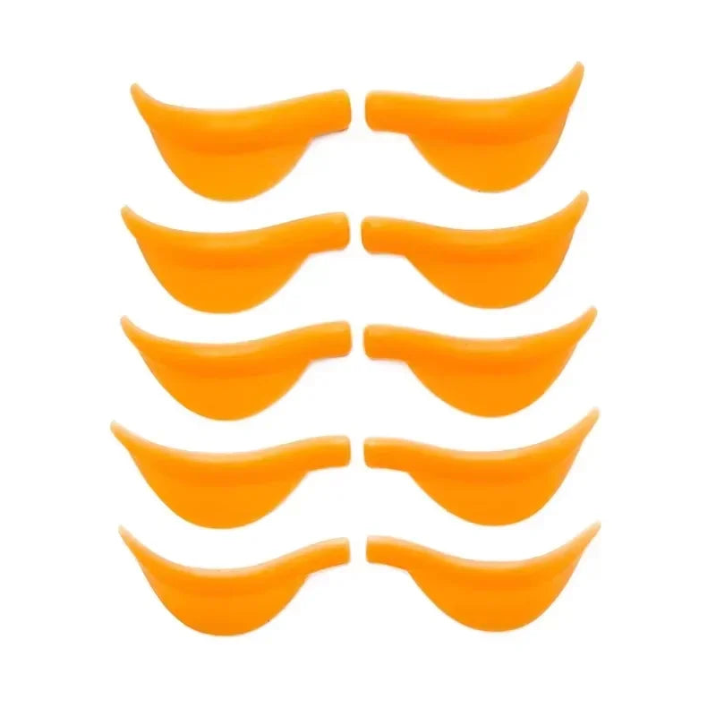Reusable Silicone Lash Lift Shield Pads – 5/7/14 Pairs Lash Lift Shield Pads HIP C780-Orange 5Pairs