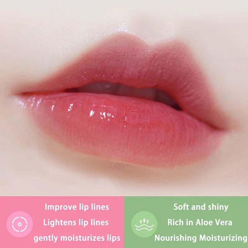 Natural Aloe Lipstick Lip Tint Long Lasting Waterproof Moisturizing Nourish Color Lip Gloss Changeable Color Lips Tick Lip Balm HIP