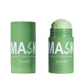 Face Clean Mask Green Tea Cleansing Stick 40g Mask Shrink Pores Deep Blackhead Remover Facial Cleansing Moisturizing Skincare HIP 2pcs