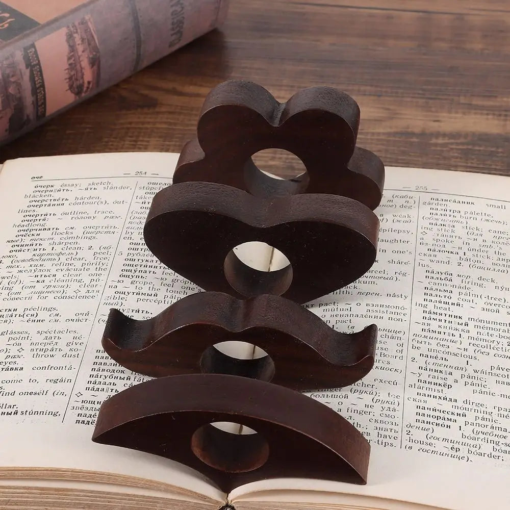 Wooden Thumb Bookmark Ring – One-Hand Reading Tool Thumb Bookmark Ring HIP
