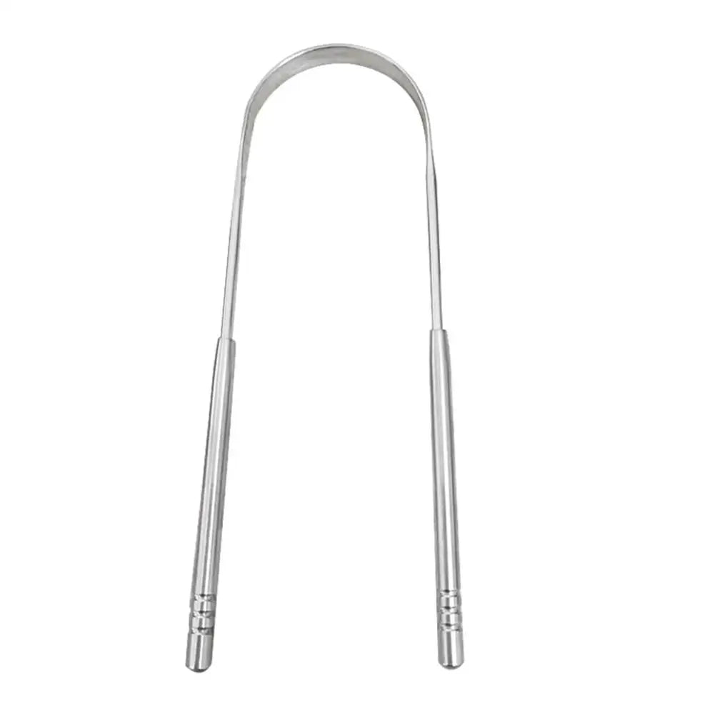 Stainless Steel Tongue Scraper – Fresh Breath Oral Care Tool Tongue Scraper HIP C776-U-1pcs