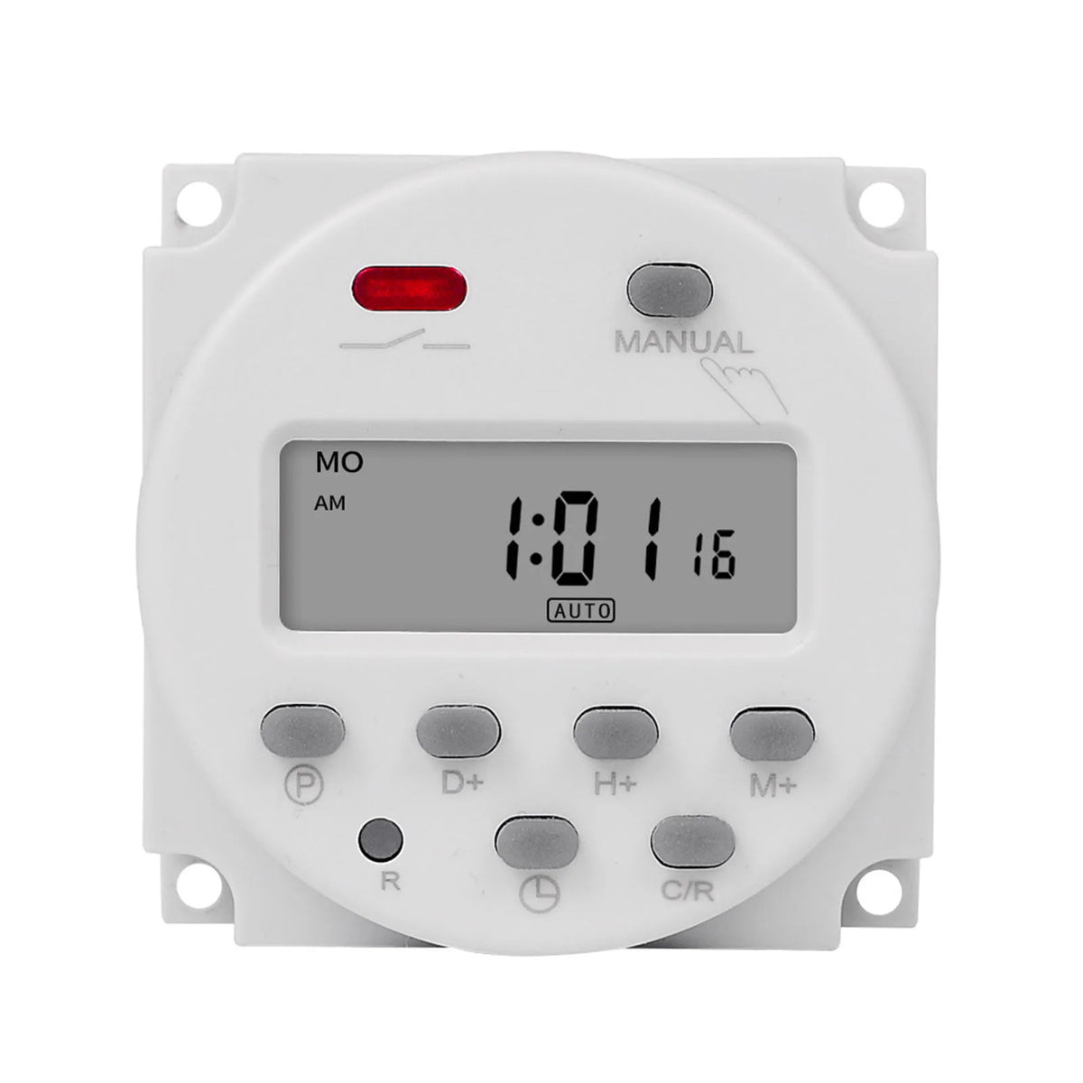 Microcomputer Power Supply Time Switch Smart Programmable Timer Switch Street Lamp Countdown Switch 110V Smart Timer HIP WHITE