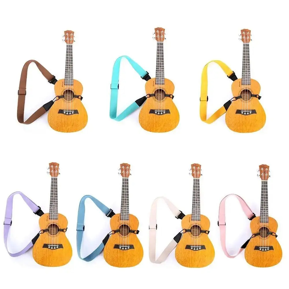 Nylon Ukulele Guitar Neck Strap – No-Drill Adjustable Hook Ukulele Guitar Strap HIP