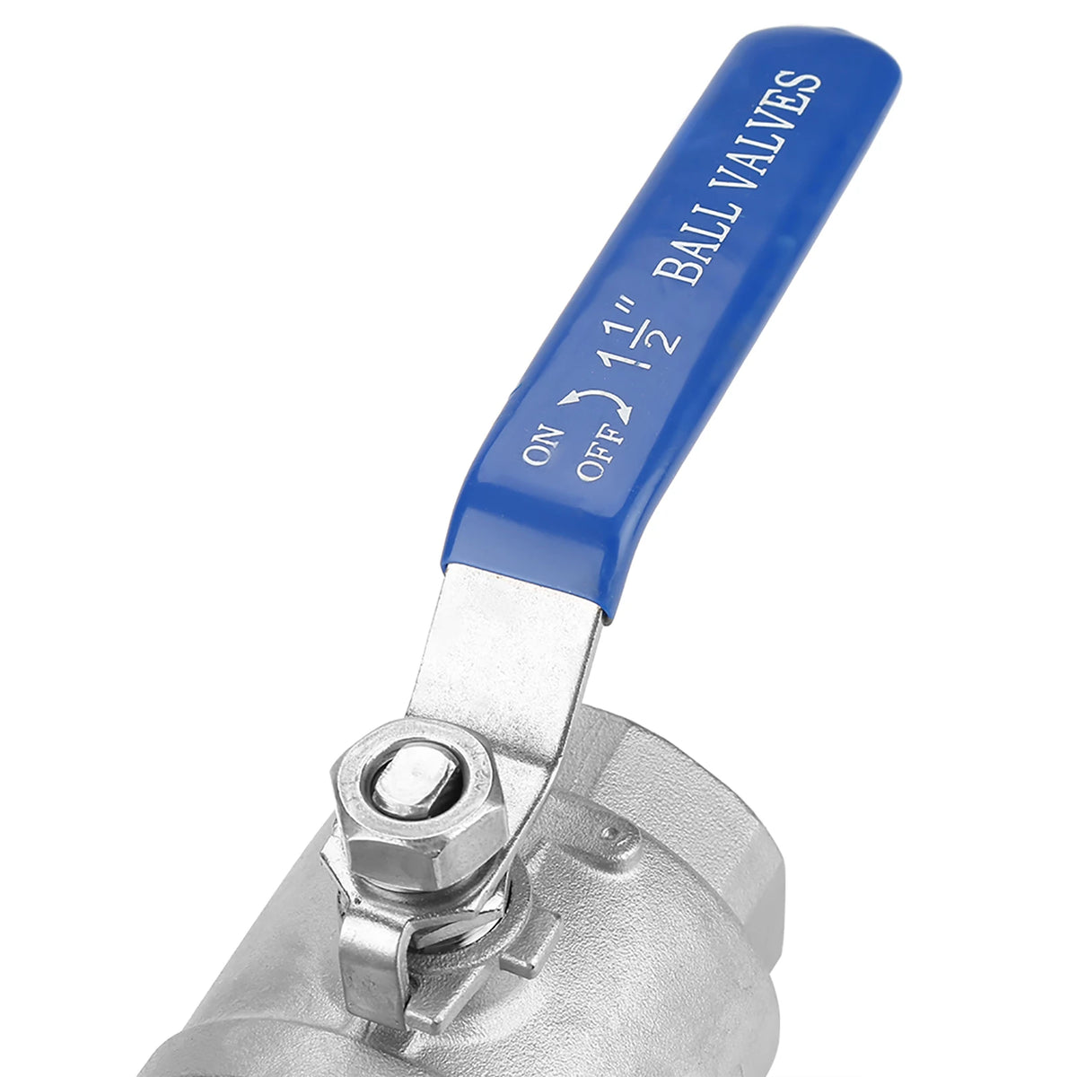 304 Stainless Steel Two Piece Full Port Female Thread Ball Valve 1‑1/2" DN40 1000 WOG HIP