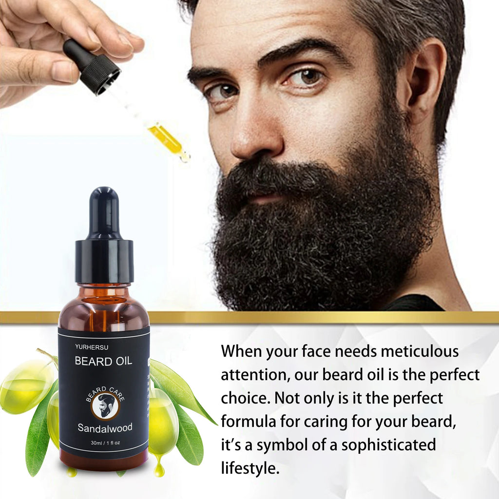 YURHERSU 30ml Beard Growth Oil – Thick, Soft & Smooth Beard Growth Oil HIP