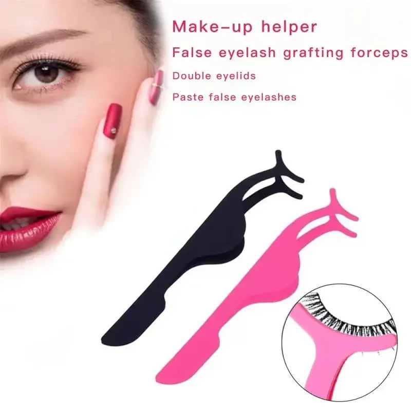 RUZOFO False Eyelash Tweezer Applicator & Curler Tool Eyelash Applicator Tool HIP