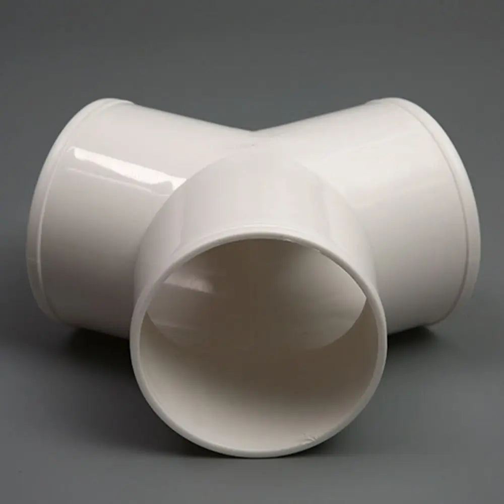PVC T/Y Duct Connector 100/150/200mm – 3-Way Ventilation PVC Duct Connector HIP