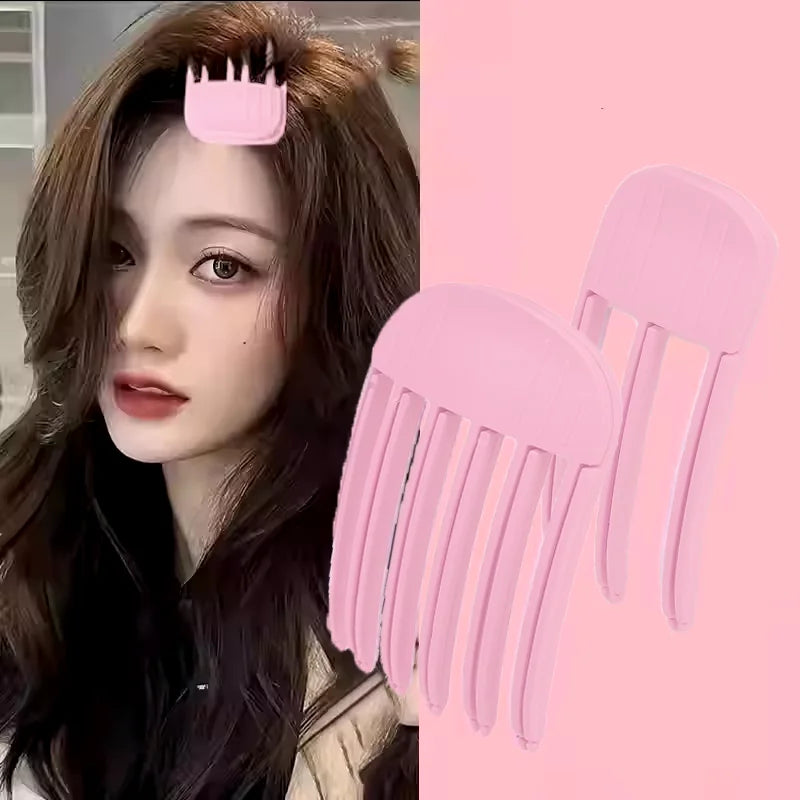 Hair Root Volume Clip – Fluffy Crown Styling Hairpin Hair Volume Clip HIP Pink suit