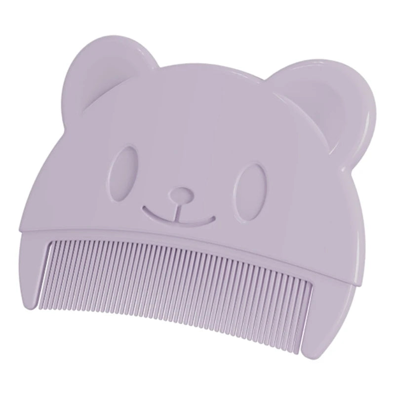 Newborn Baby Bear Comb – Soft Scalp & Hair Comb for Infants Baby Hair Comb HIP C68-A-purple 1pcs