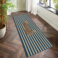 Modern Leopard Runner Rug – Non-Slip Hallway & Kitchen Mat Runner Rug HIP 1 50X150cm-Felt