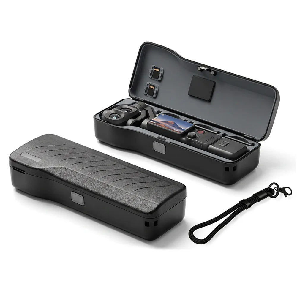 DJI Osmo Pocket 4P Protective Case with Lens Filter Slots Camera Protective Case HIP Black