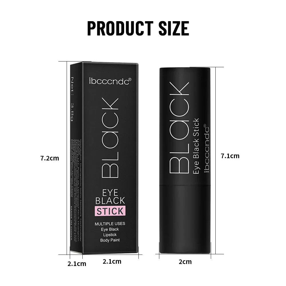 Waterproof Black Eye Stick – Sports & Halloween Face Body Paint Face Body Paint Stick HIP
