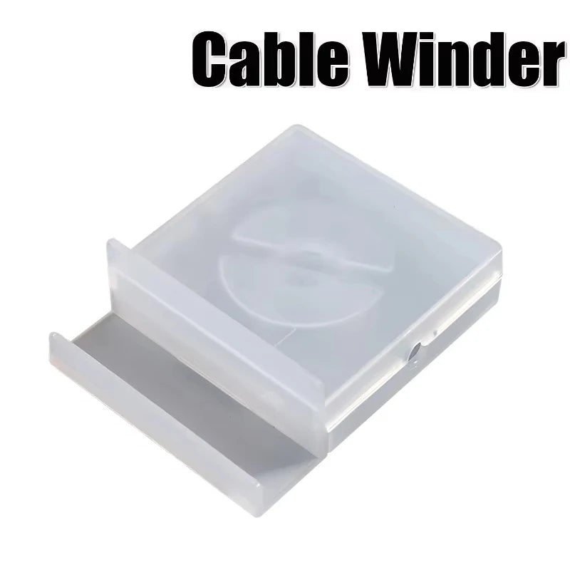 Transparent Cable Organizer Box – USB Cord Winder & Storage Cable Organizer Box HIP