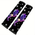 Galaxy Unicorn Car Seat Belt Covers – Soft Polyester, 2pcs Seat Belt Cover HIP black