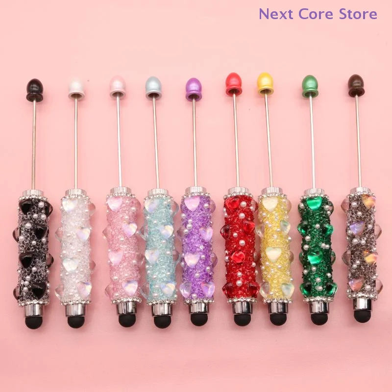 Beaded 2-in-1 Ballpoint & Touchscreen Stylus Pen Stylus Ballpoint Pen HIP