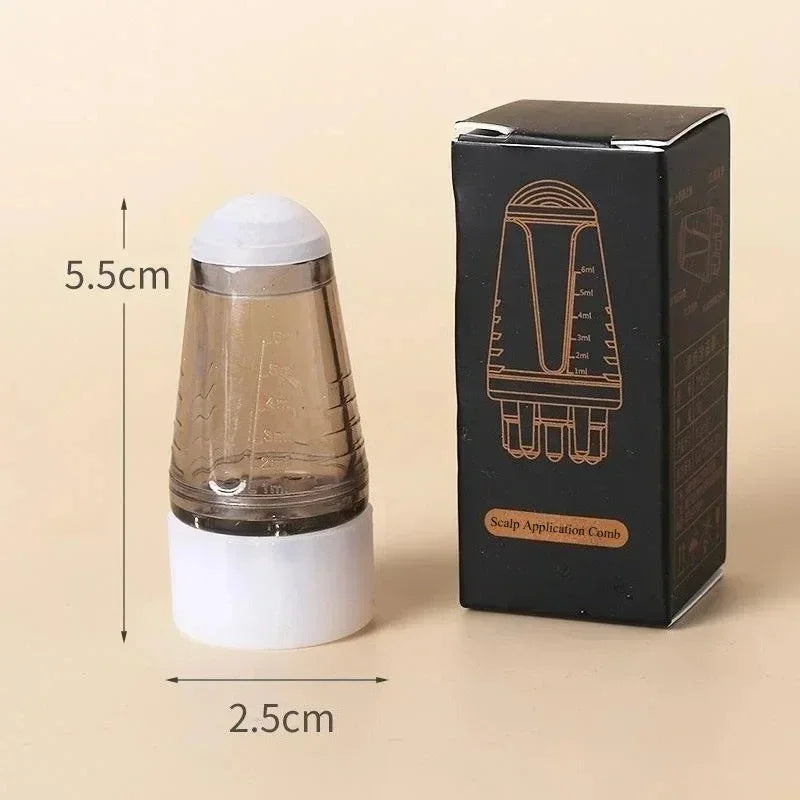 Hexagonal Scalp Applicator Oil Roller Ball Massage Comb Scalp Applicator Comb HIP