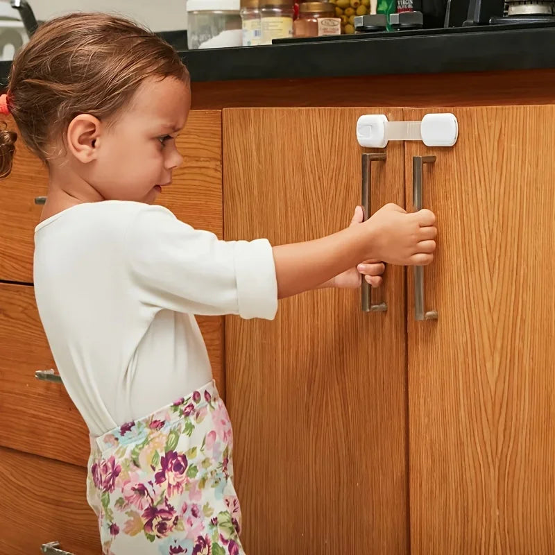 Children's Safety Cabinet Locks for Drawers, Doors & Appliances Child Safety Lock HIP