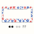 Heavy-Duty Metal Flag License Plate Frame – Universal Fit License Plate Frame HIP 1