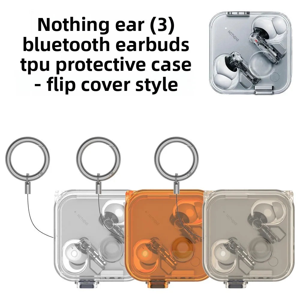 TPU Transparent Case for Nothing Ear 3 – Shockproof Cover Earphone Protective Case HIP