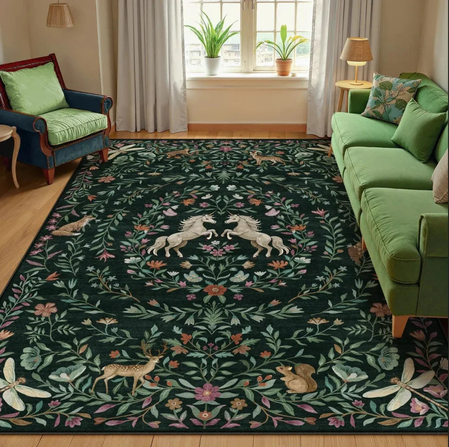 Jungle Tiger Area Rug – Non-Slip & Machine Washable Area Rug HIP 3 40X60cm-Felt