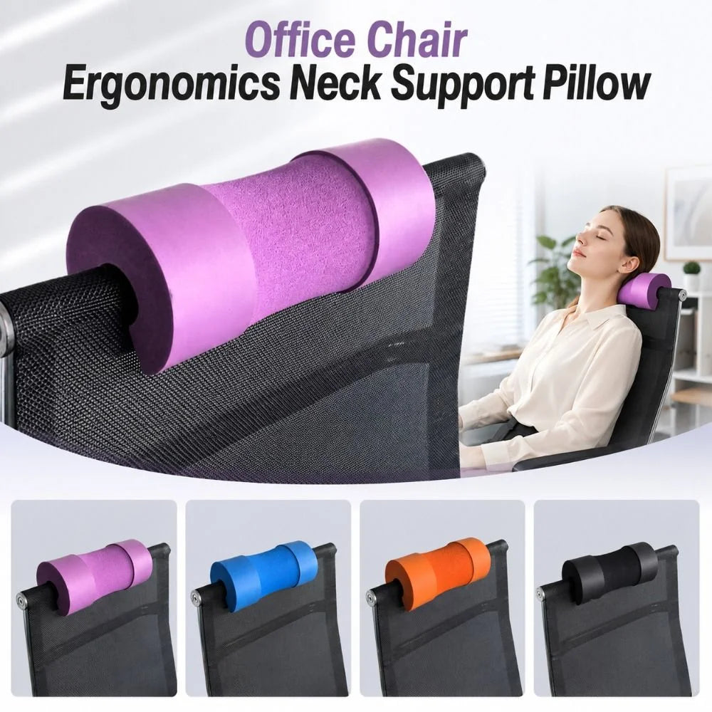 Memory Foam Office Chair Headrest – Ergonomic Neck Support Chair Neck Pillow HIP