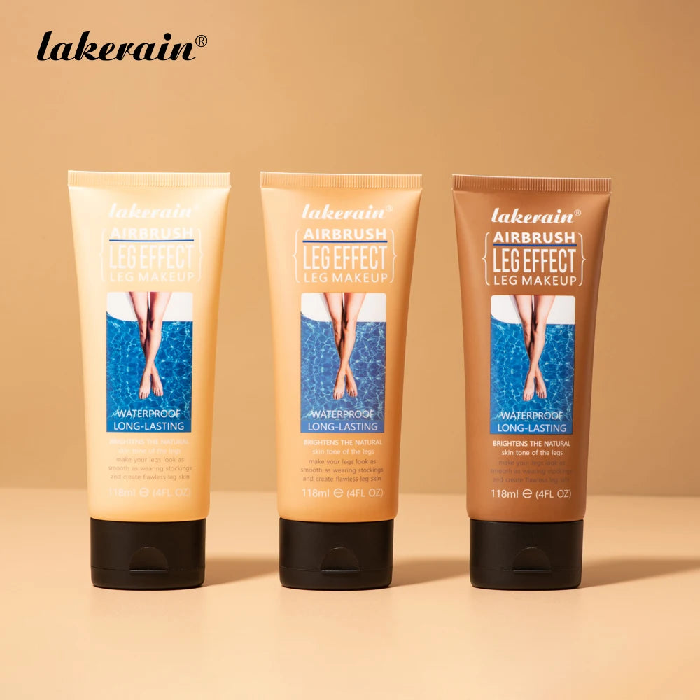 116ml Leg Makeup Waterproof Long Lasting Body Foundation Even Skin Tone Medium Bronze Tanning Cream Anti-Transfer HIP