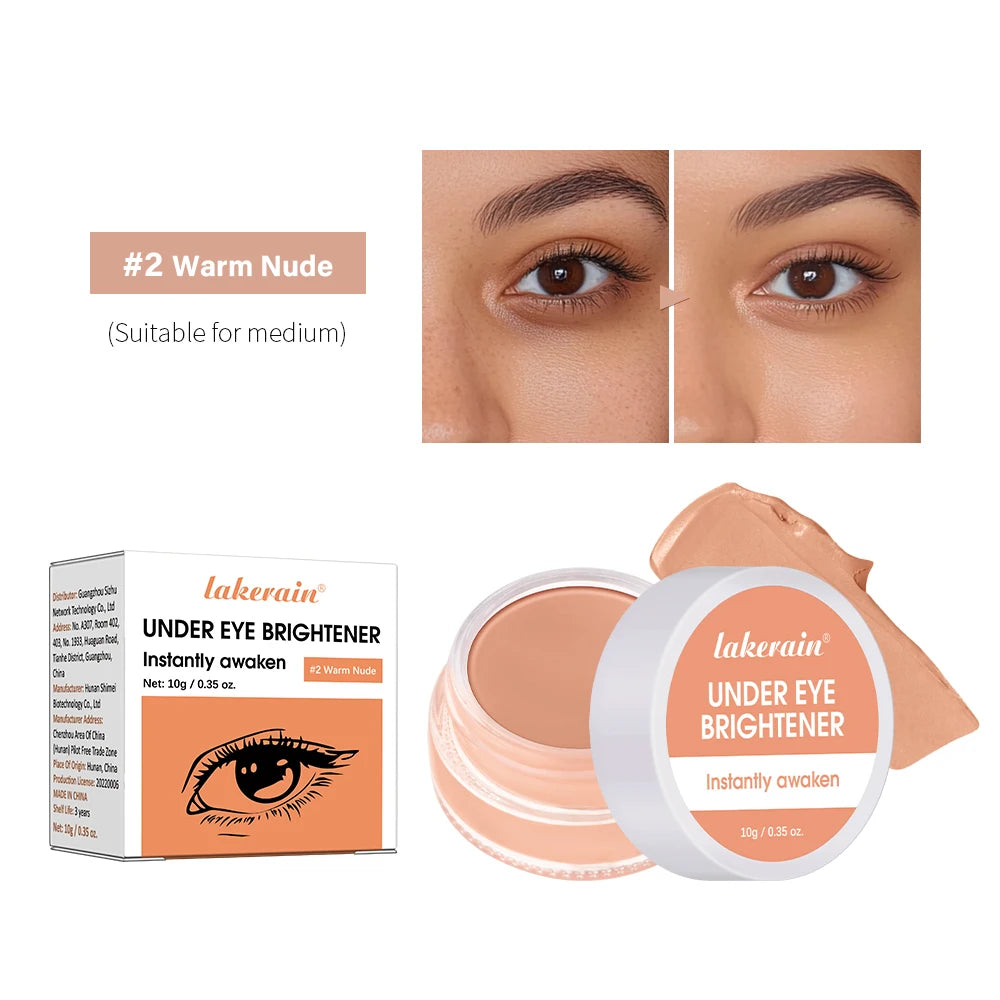 Under Eye Brightener Conceal & Brighten Dark Circles Nourishing Texture Color Corrects Brightens Concealer Eye Area Makeup HIP 02 Warm Nude