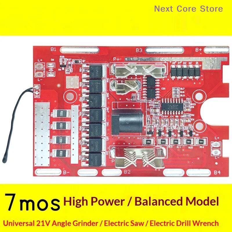 21V 7MOS Li-Battery Protection Board for Electric Tools Battery Protection Board HIP