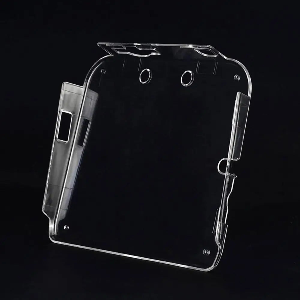 Crystal Clear Hard Shell Protective Case for Nintendo 2DS Console Protective Case HIP Red