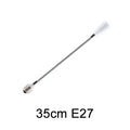 Flexible E27 to E27 Lamp Base Holder Bulb Socket Adapter 6/9/15/20/30/35/60cm Extension Light Socket Converter Fitting 110V 220V HIP 35CM E27 to E27