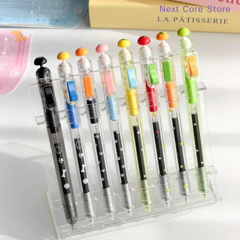 Press-Style Black Gel Pen Set – 2 Pens & 4 Refills | Quick-Dry Gel Pen Set HIP