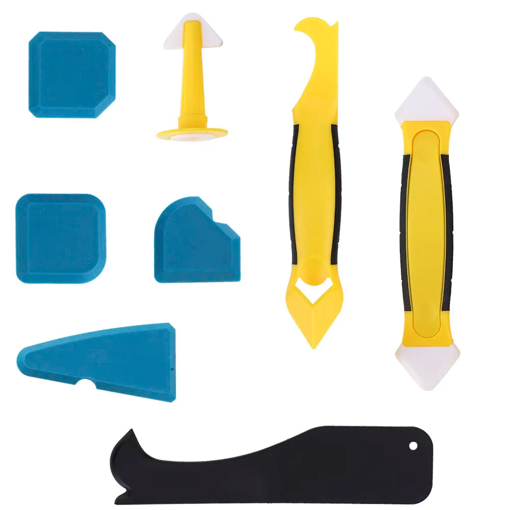 8pcs Plastic Silicon Sealant Scraper Hand Operated Tool for Industrial Hardware Accessory Hand Operated Tool HIP