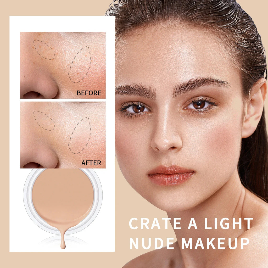 QIC High Coverage Waterproof Concealer Cream | All Skin Tones Concealer Foundation Cream HIP
